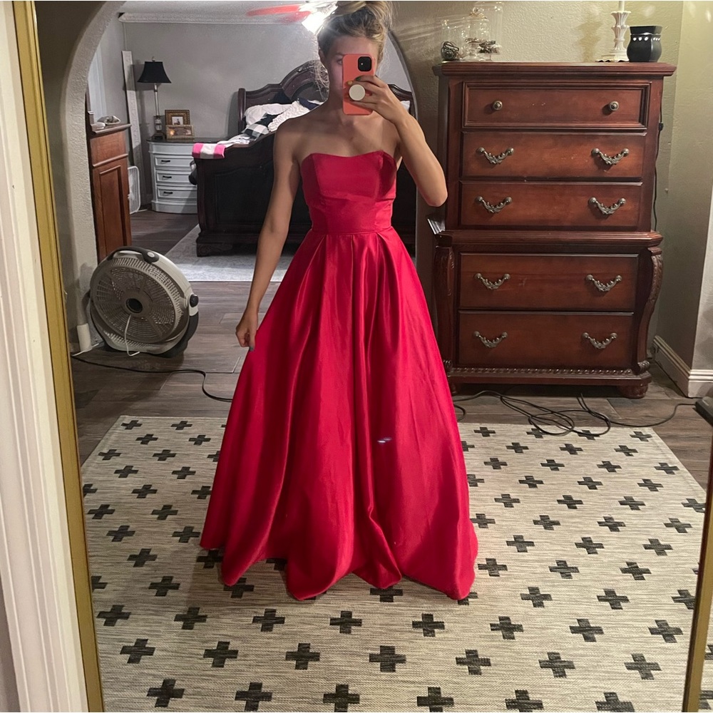 Size 2 hot pink ballgown